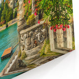 Lake Como Photography - Italian Villa by the Lake Canvas Prints