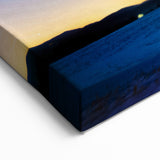 Vermont Night Sky Star Trails - Captivating Winter Landscape Canvas Print