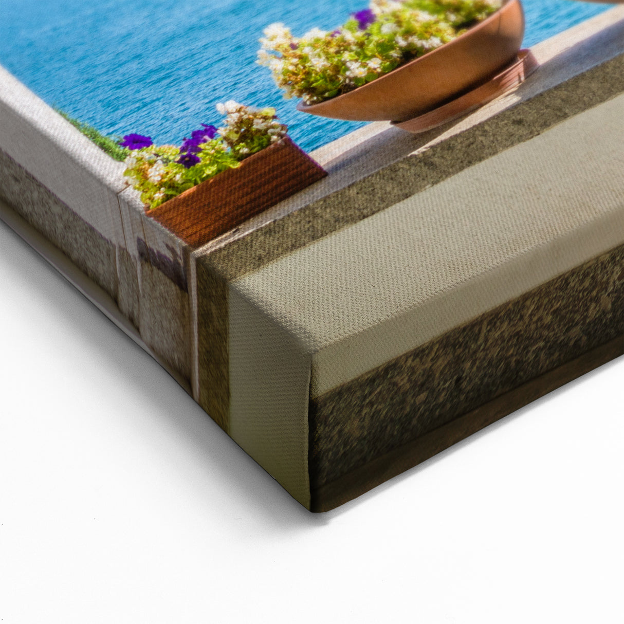 Lake Como Framed Art - Elegant Archway View of Italian Lake