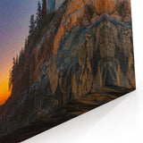 National Park Art Prints - Sunset Lighthouse Scene in Acadia, Maine