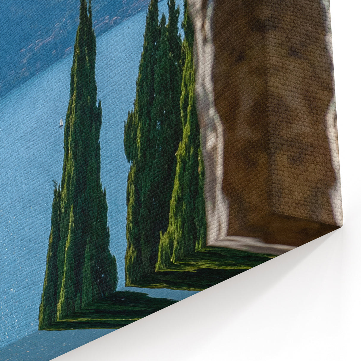 Lake Como Photography - Framed Italian Lake View Through Stone Arch