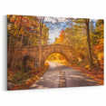 Acadia National Park Prints - Autumn Bridge and Foliage in Maine