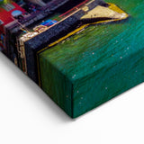 Lake Como Canvas Prints - Colorful Italian Village by the Lake