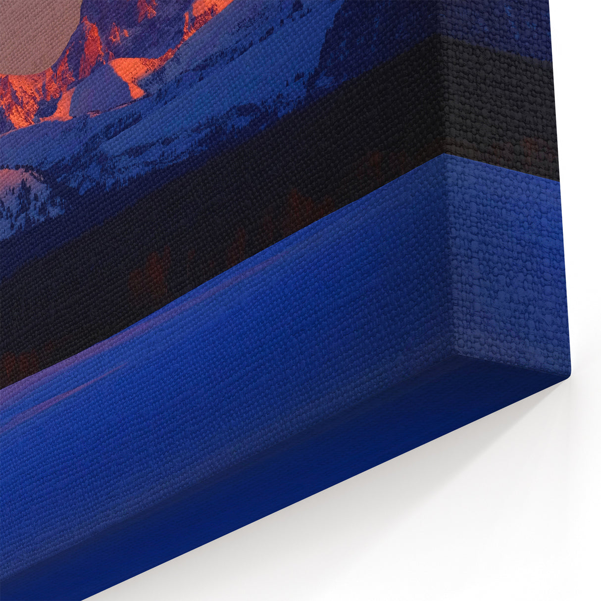 Idaho Wall Art - Stunning Idaho Photography of Snowy Peaks and Moonlight