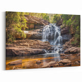 West Virginia Waterfall Canvas Art – Breathtaking Nature Wall Décor
