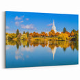 Idaho Wall Art - Reflections of the Idaho Falls Temple in Autumn