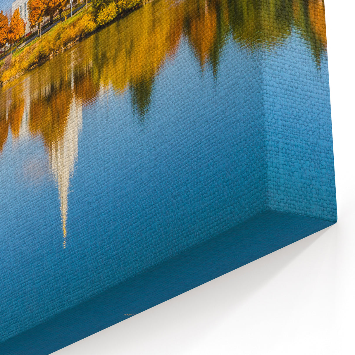 Idaho Wall Art - Reflections of the Idaho Falls Temple in Autumn