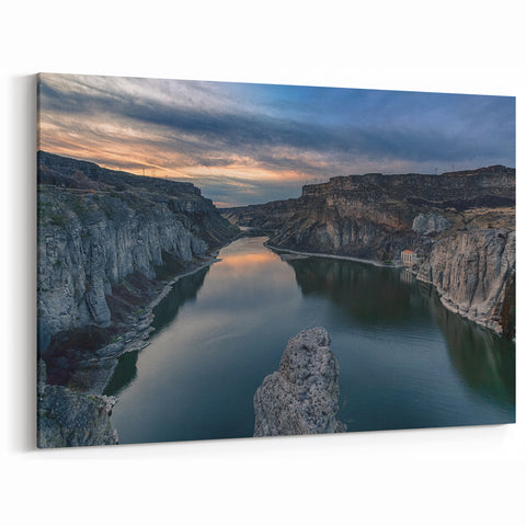 Idaho Landscape Photography - Serene Snake River Canyon View
