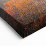 Idaho Wall Art - Misty Mountain Landscape with Autumn Foliage