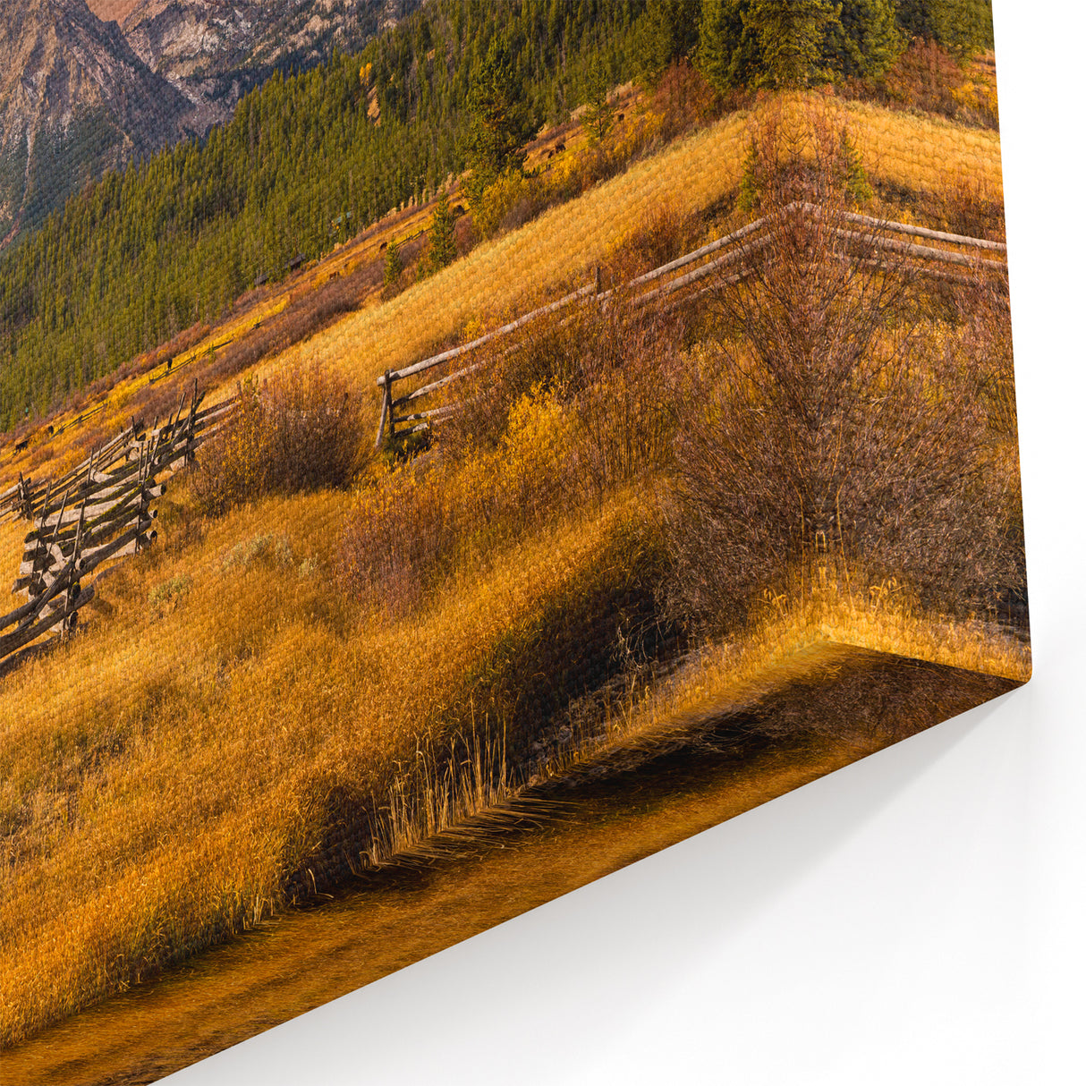 Idaho Wall Art - Sunset Over Mountain Landscape for Home Decor