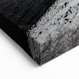 Idaho Canvas Art - Minimalist Winter Scene Photography for Home Decor