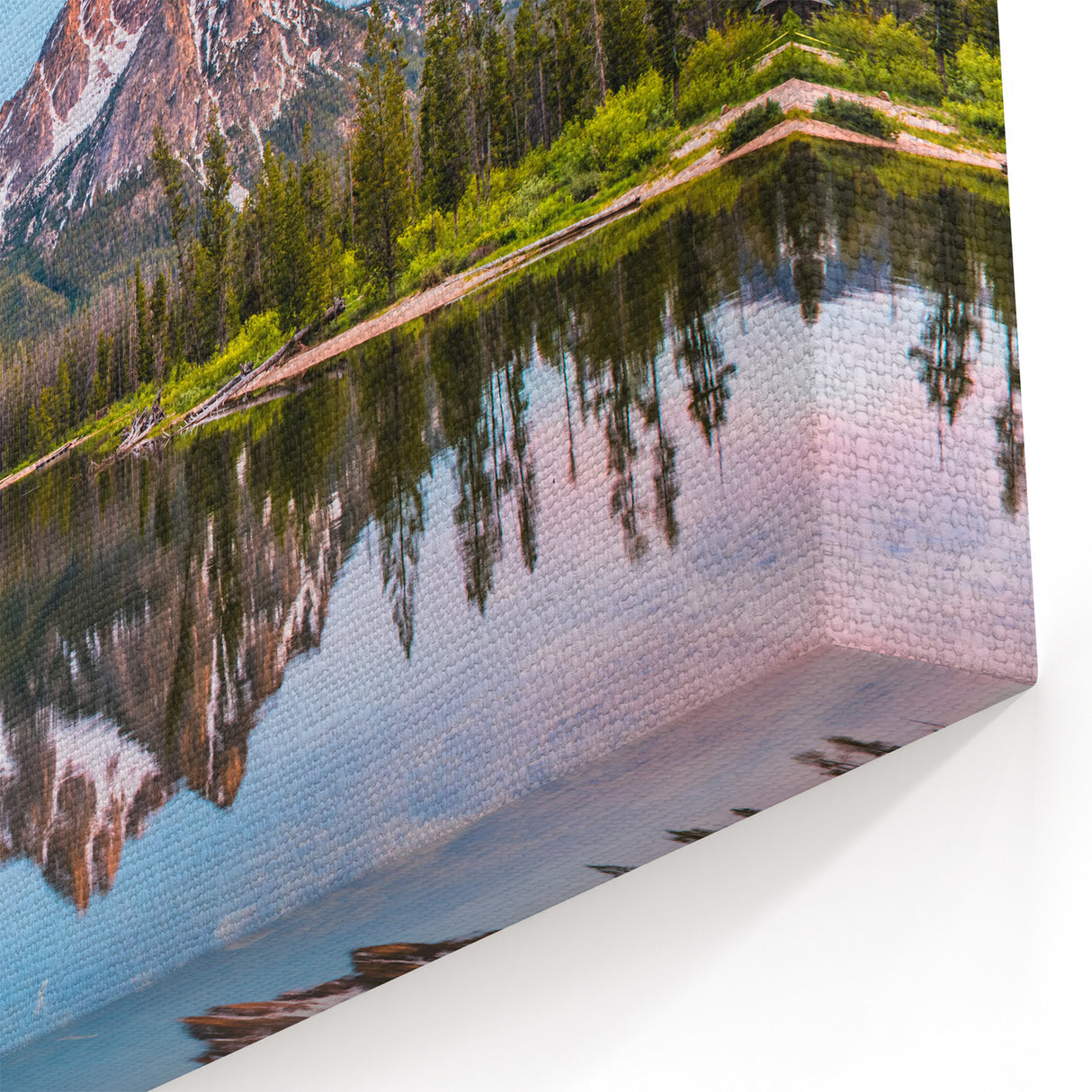 Scenic Idaho Prints - Mountain Reflection on Alpine Lake for Home Decor