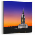 Idaho Art Prints - Temple at Sunset for Elegant Home Decor