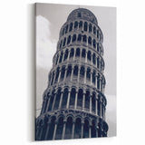 Leaning Tower of Pisa Wall Art - Italian Landmark Architecture Print
