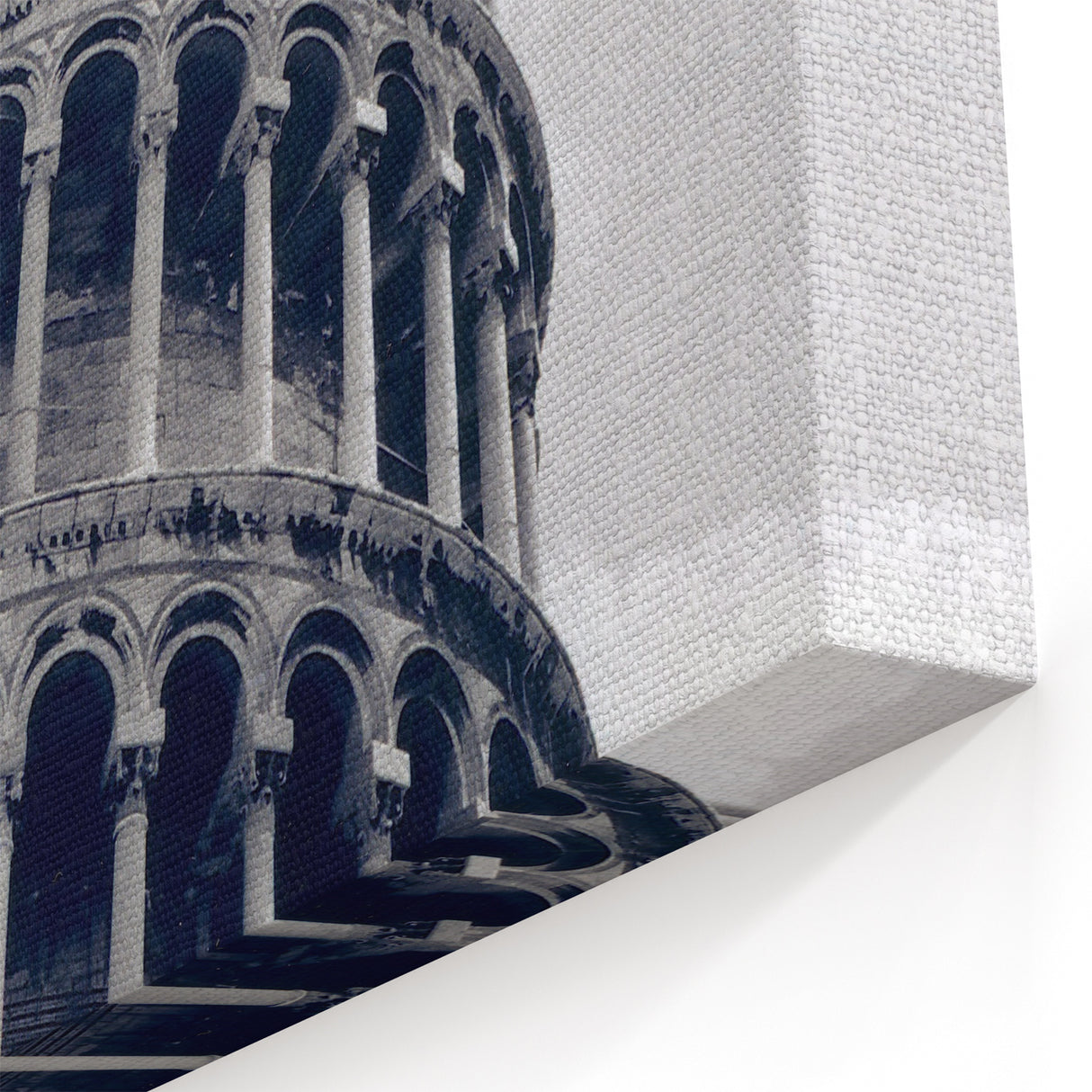 Leaning Tower of Pisa Wall Art - Italian Landmark Architecture Print