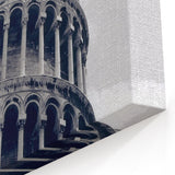 Leaning Tower of Pisa Wall Art - Italian Landmark Architecture Print