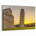 Leaning Tower of Pisa Wall Art - Pisa Landmark at Sunrise Art