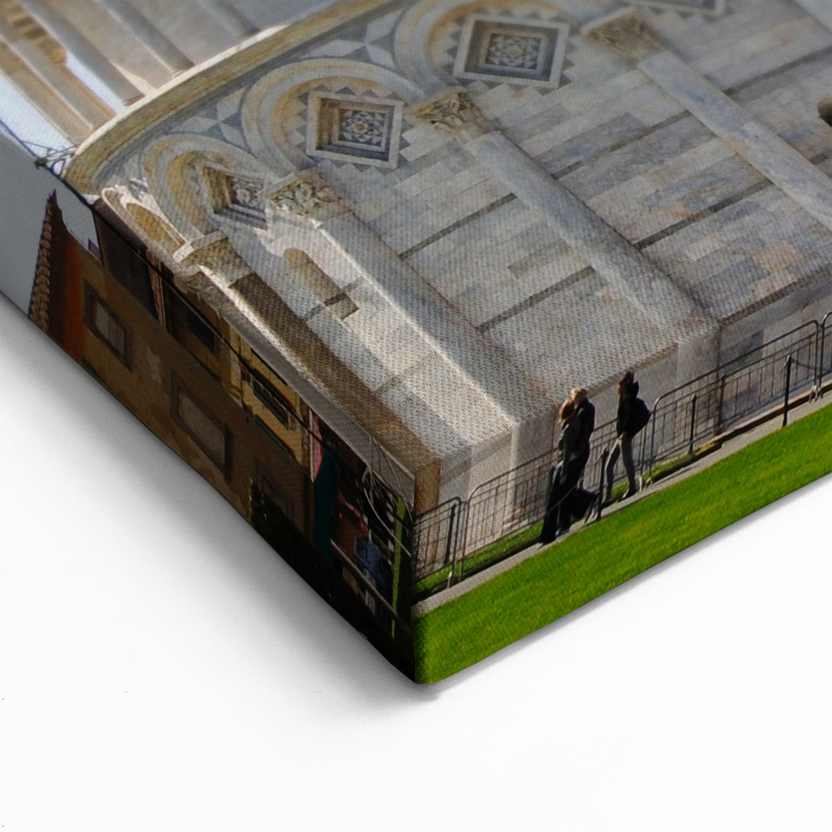 Pisa Canvas Prints - Vibrant Leaning Tower of Pisa Daytime Photography