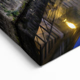 Milan Skyline Print - Evening View of Navigli Canal in Milan