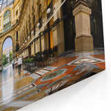 Milan Architecture Poster - Galleria Vittorio Emanuele II Daytime Art