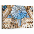 Milan Architecture Poster - Galleria Vittorio Emanuele II Ceiling Art