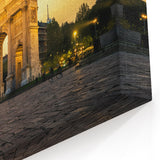 Milan Skyline Print - Arco della Pace at Sunset Architectural Art