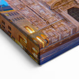 Milan Skyline Print - Duomo di Milano Illuminated Against Blue Sky