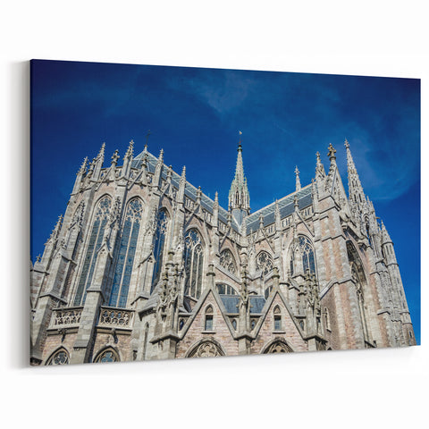Milan Architecture Poster - Duomo di Milano Close-Up Gothic Details