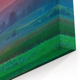 Vermont Wall Art - Scenic Sunset Over Green Hills Vermont Landscape Prints