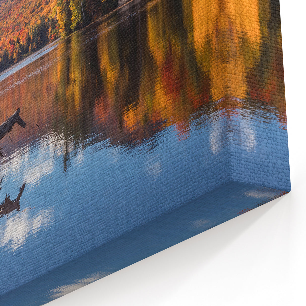 Vermont Autumn Art - Colorful Fall Reflection Vermont Nature Photography