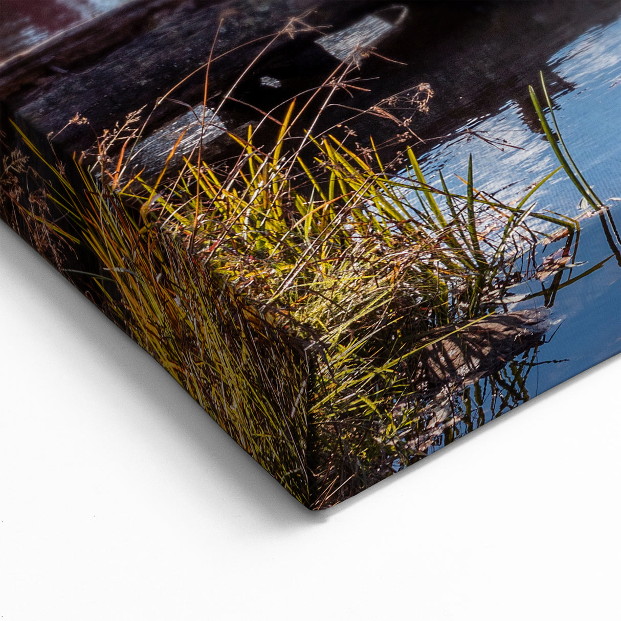 Vermont Autumn Art - Colorful Fall Reflection Vermont Nature Photography