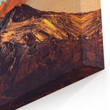 Volcanic Eruption Art - Fiery Mount Etna Acrylic Print in Vibrant Colors