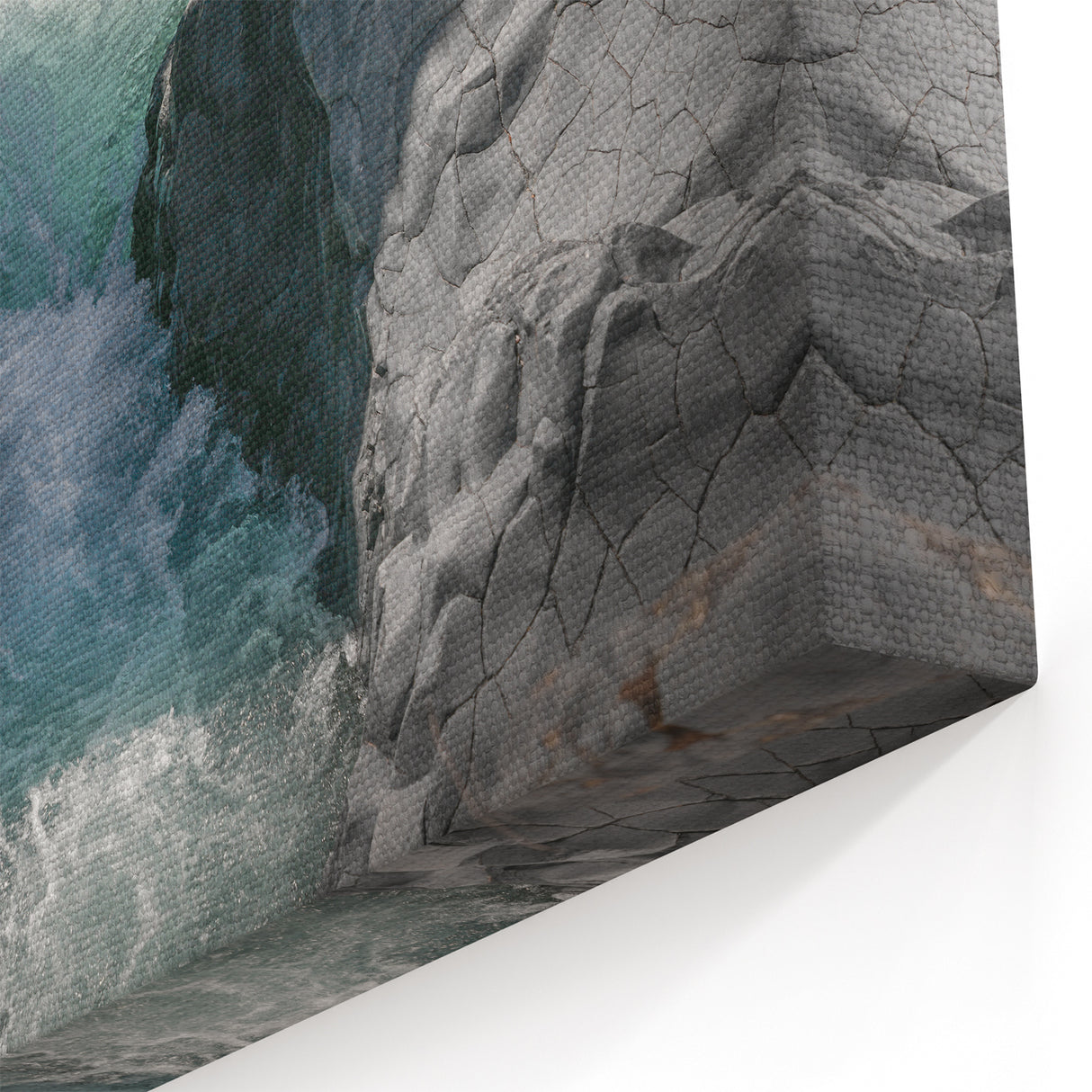 Mount Etna Photography - Stunning Basalt Canyon and River Landscape Art