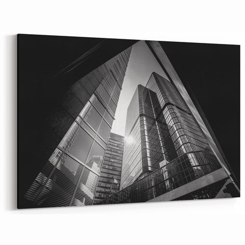 Black and White Architecture Prints - Urban Skyline Art