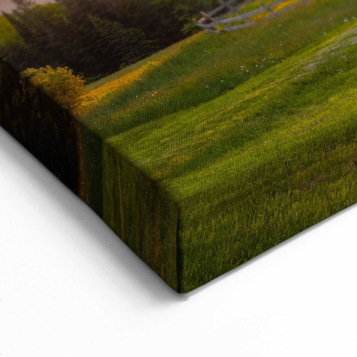 Vermont Landscape Prints - Sunset Over Covered Bridge Vermont Scenic Art