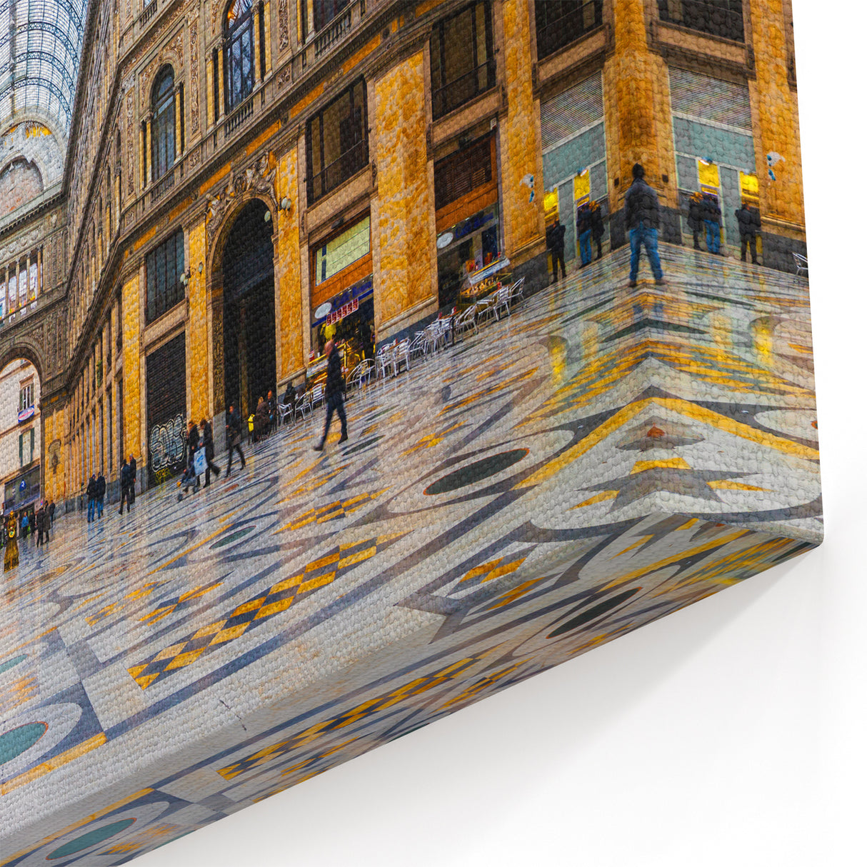 Scenic Naples Canvas Prints – Historic Interior Architecture Photography