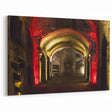Naples Cityscape Art – Underground Historic Photography on Framed Print