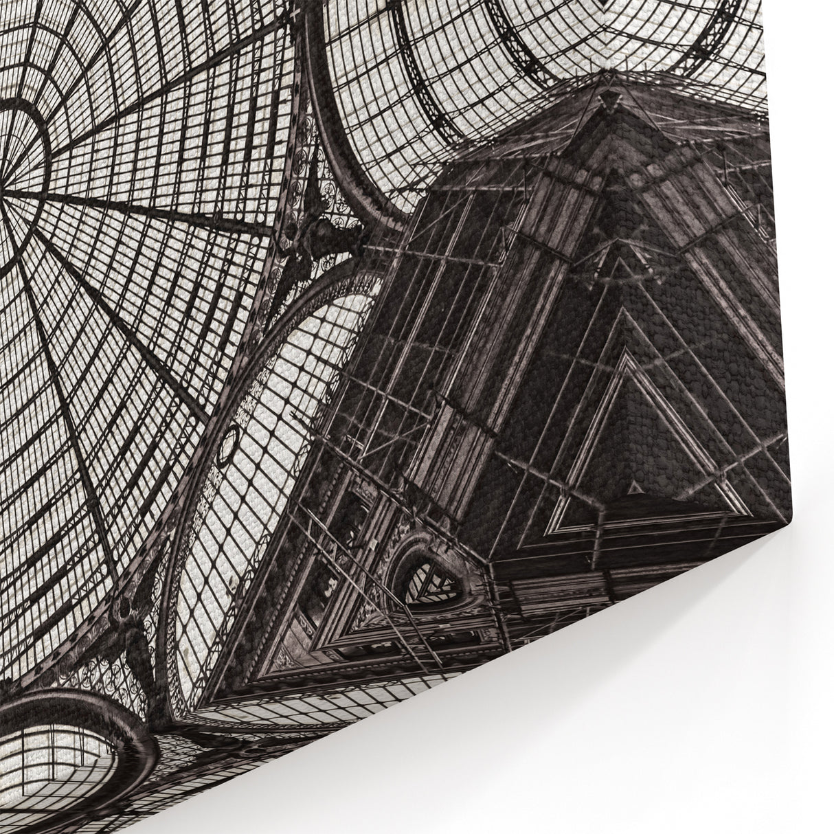 Italy Naples Framed Art – Architectural Dome Interior Photography Print