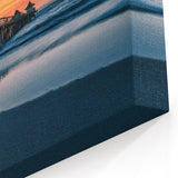 Scenic Naples Canvas Prints – Pier at Sunset Over Serene Waters