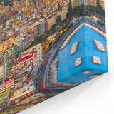 Naples Cityscape Art – Vibrant Urban View Overlooking Coastal Panorama