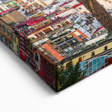Naples Cityscape Art – Vibrant Urban View Overlooking Coastal Panorama