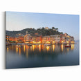 Scenic Portofino Canvas - Italy Wall Decor of Italian Riviera Harbor