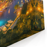 Scenic Portofino Canvas - Italian Riviera Print for Italy Wall Decor