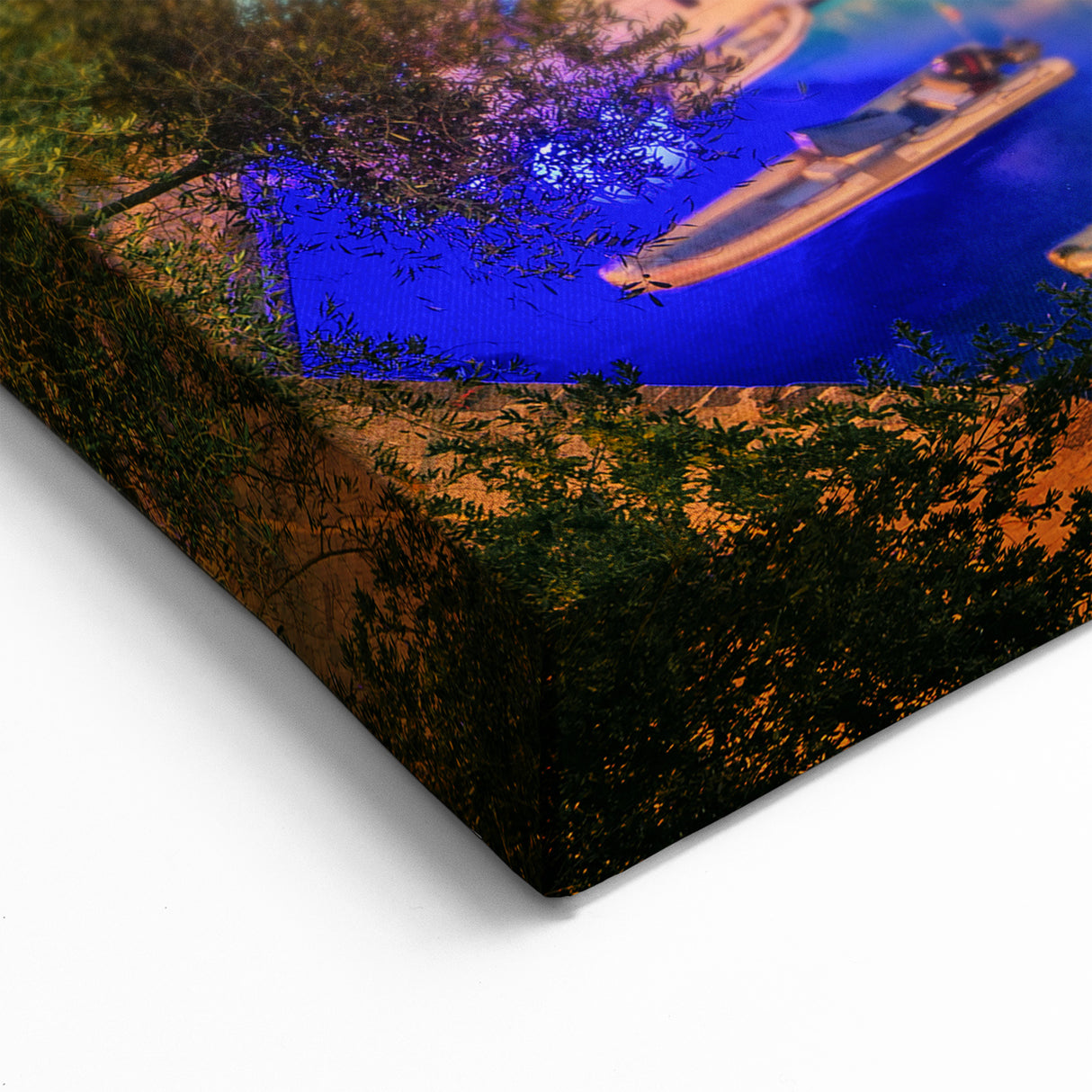 Scenic Portofino Canvas - Italian Riviera Print for Italy Wall Decor