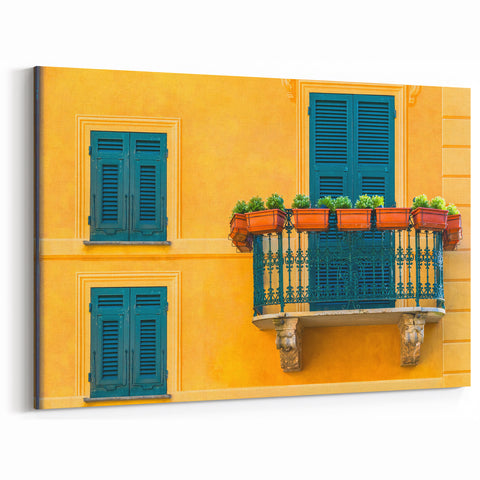Liguria Art - Scenic Portofino Canvas for Italy Wall Decor