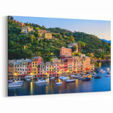Portofino Wall Art - Italian Riviera Print for Scenic Coastal Decor