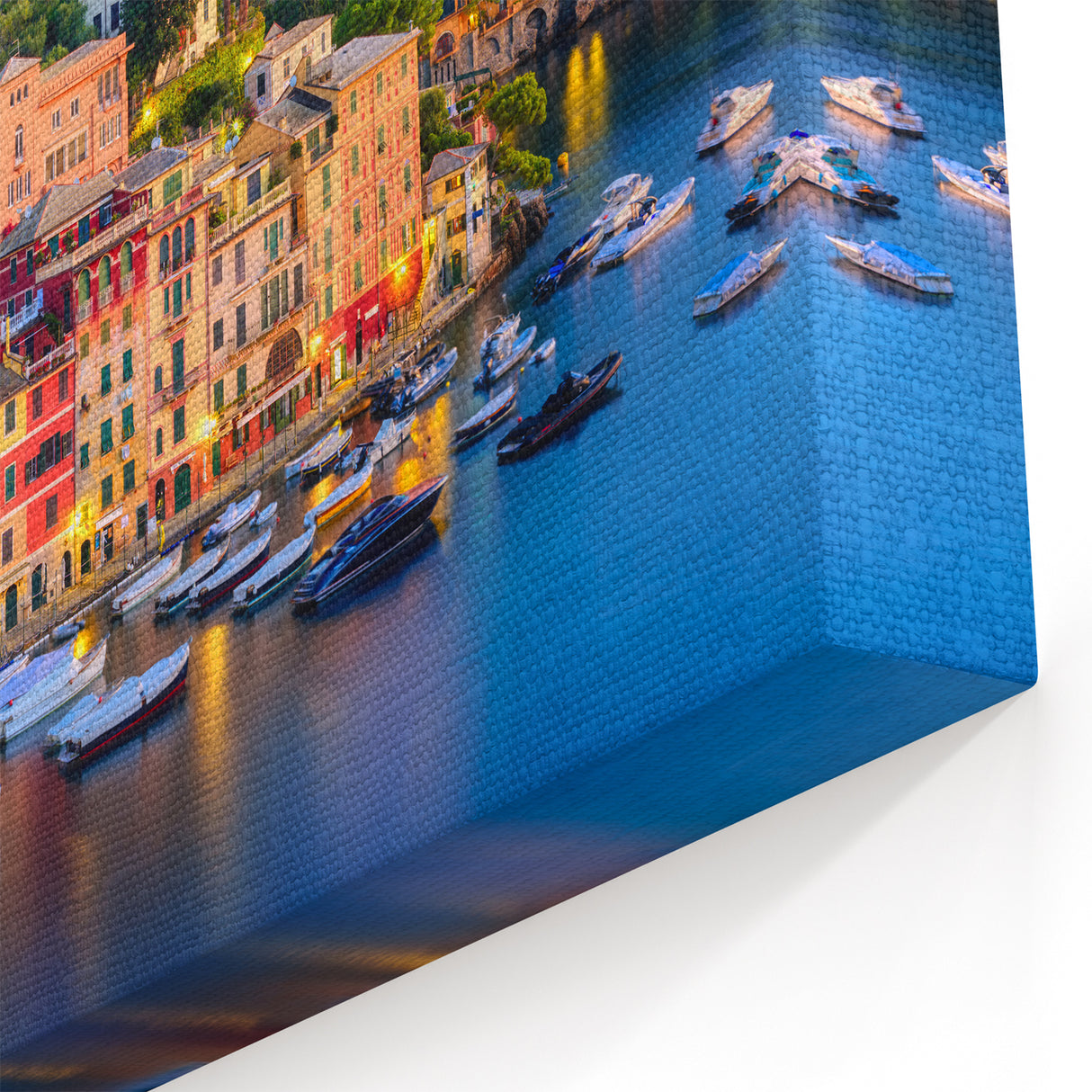 Portofino Wall Art - Italian Riviera Print for Scenic Coastal Decor