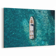 Portofino Wall Art - Scenic Yacht Canvas for Italian Coastal Decor
