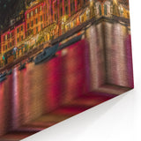 Italian Riviera Print - Scenic Portofino Canvas for Italy Wall Decor