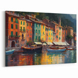 Scenic Portofino Canvas - Vibrant Italy Wall Decor with Liguria Art Charm